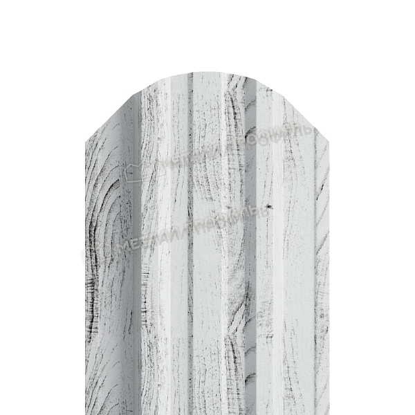 Заказать доступный Штакетник металлический МЕТАЛЛ ПРОФИЛЬ TRAPEZE-O 16,5х118 (ECOSTEEL_MA-01-Беленый Дуб-0.5) в нашем интернет-магазине.
